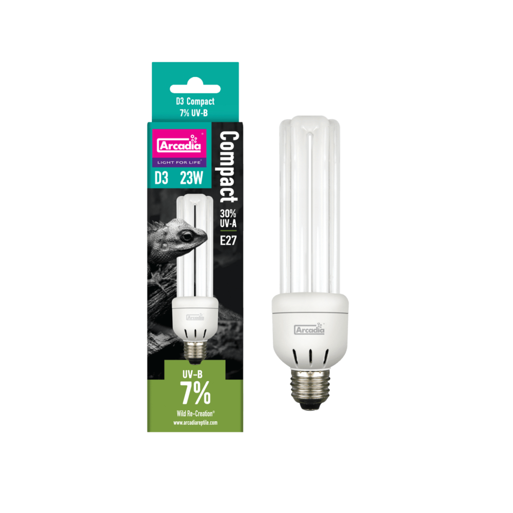 ARCADIA D3 COMPACT BULB 7% UVB 23 WATT (R2100270) ультрафіолетова лампа для рептилій Киев - изображение 1