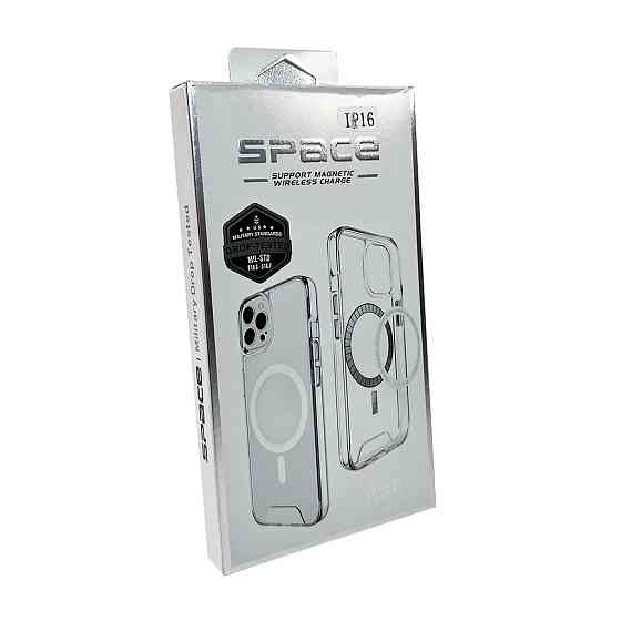 Чохол для смартфона Space Magnetic for Apple iPhone 16 Transparent Киев