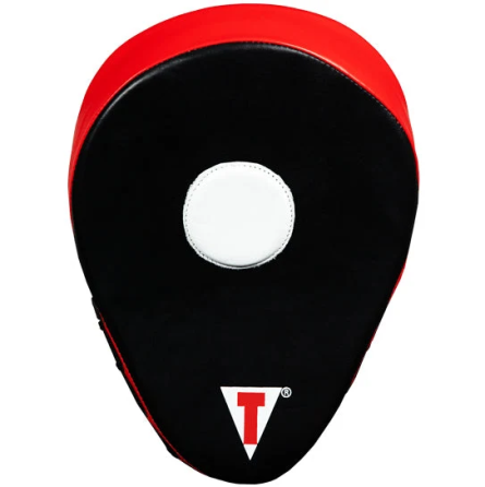 Лапи боксерські TITLE Boxing Incredi-Ball Leather Punch Mitts 2.0 Black/Red Каменское