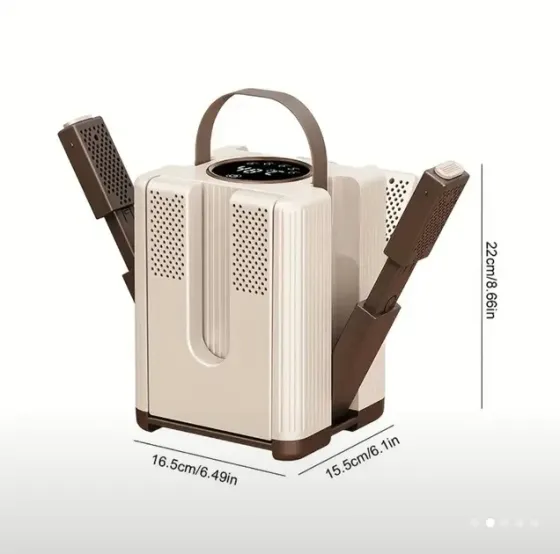 Сушилка для обуви, электросушилка на 3 пары с таймером от 30 до 120 минут быстрой сушки ботинок с ультрафиолетом, вертикальная с антибактериальным эфф Коломыя