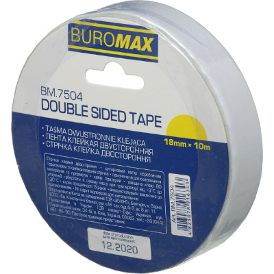 Скотч Buromax double-sided, 18mmХ10m (BM.7504) Винница - изображение 1