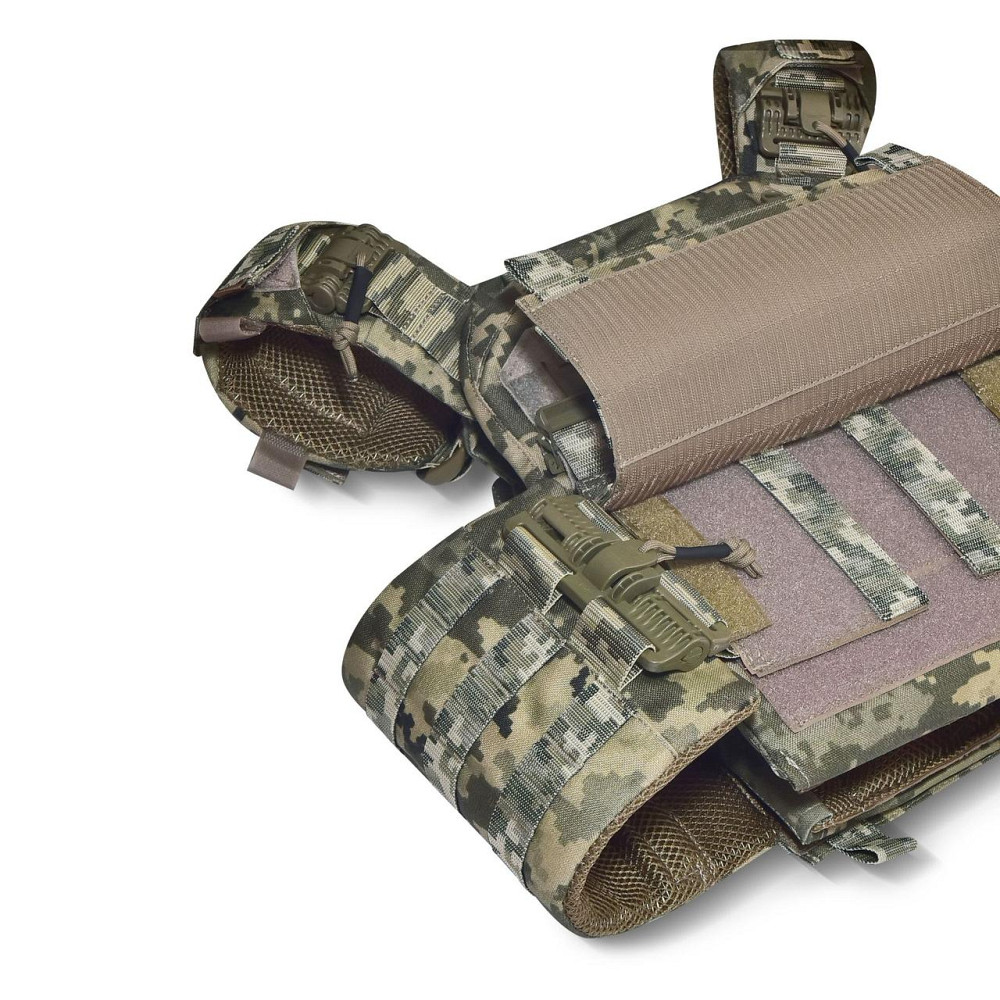 Плитоноска тактическая без плит MPS М8 Pro Cordura 1000 Пиксель mm14 Киев - изображение 8