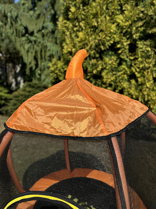 Батут дитячий із захисною сіткою WCG Pumpkin (W-1008T) для дітей Київ - фото 5