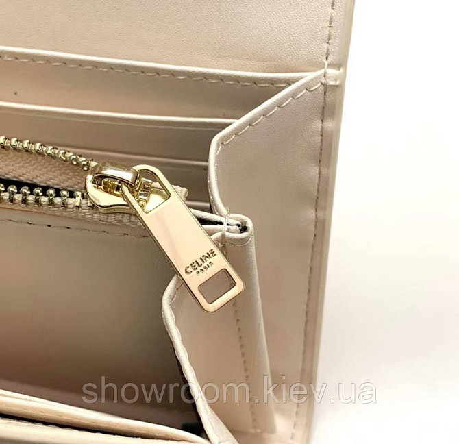 Женский брендовый коешелек Celine (924) beige Киев - изображение 6