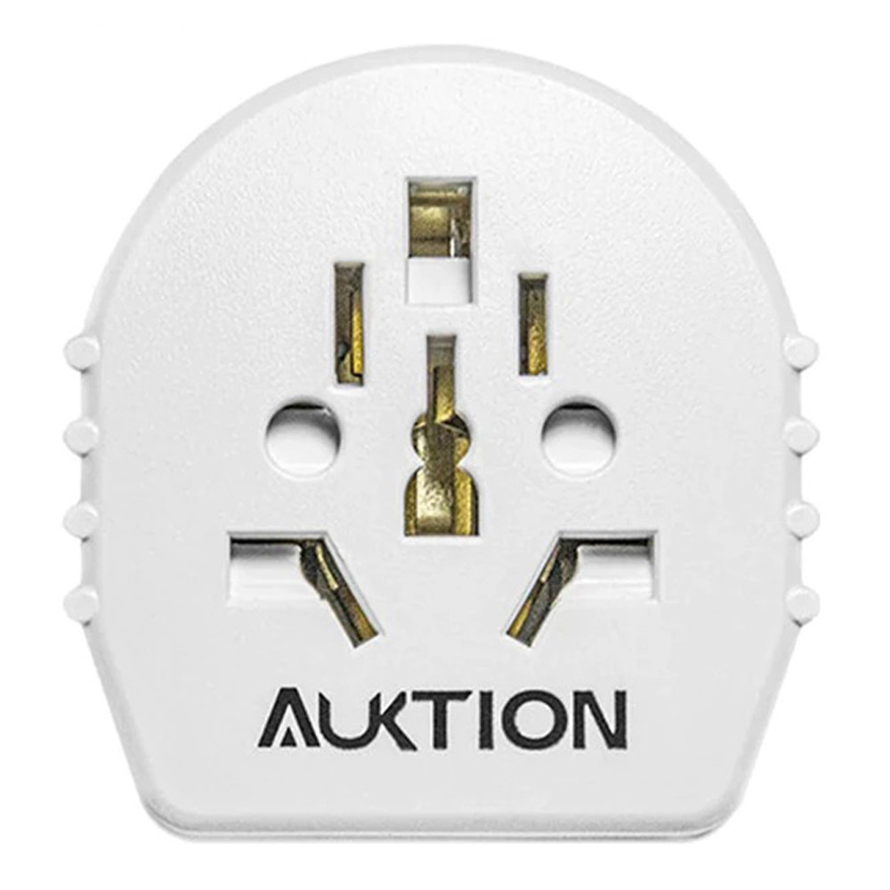 Універсальний перехід Aukion з US/UK/AU на євро (EU) вилку v2 (Білий, 16А) Миколаїв - фото 2