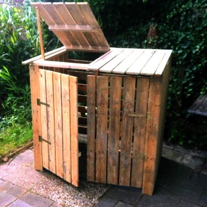 Бокс для сміттєвого бака "Біджило" мускат Миколаїв - фото 1