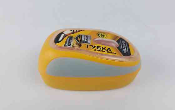 Губка з дозатором для взуття з гладкої шкіри безбарвна, ТМ Barton (1 шт.) Харків