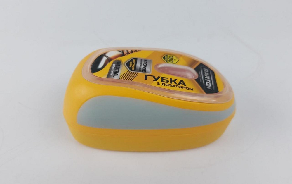 Губка з дозатором для взуття з гладкої шкіри безбарвна, ТМ Barton (1 шт.) Харків - фото 2