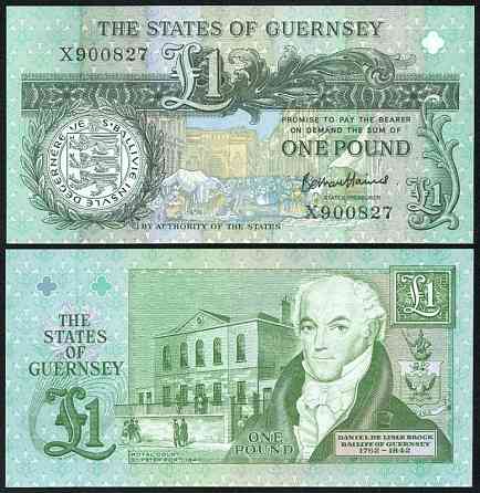 Guernsey Гернси - 1 Pound 2016. UNC Полтава