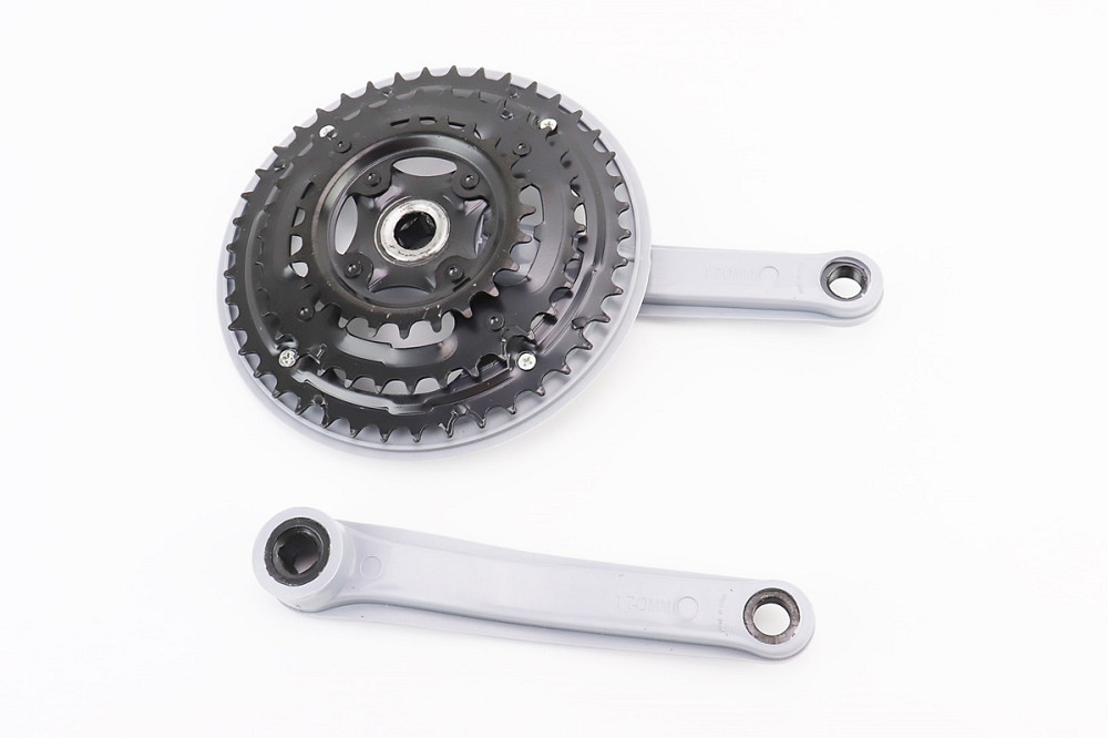 Шатуни "квадрат" 170мм, 42.34.24T MTB, сірі GR 05 (можливі потертості) Київ - фото 2