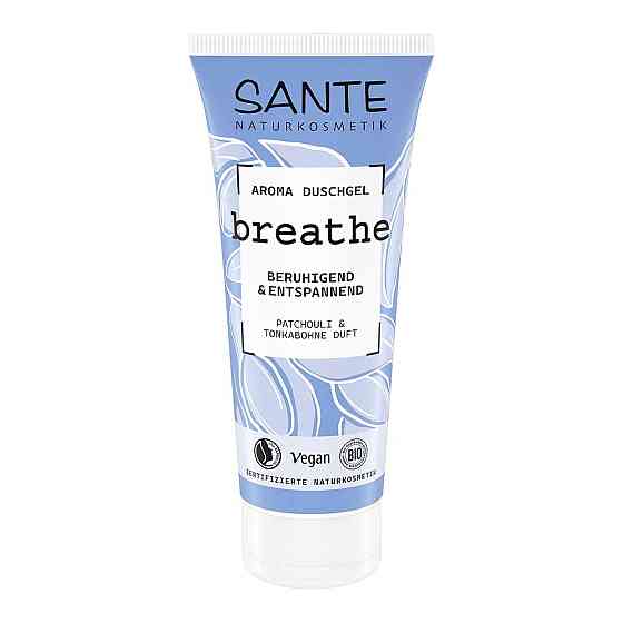 Vegan Аромагель для душа Breathe Пачули и Бобы Тонка SANTE 200 мл Киев