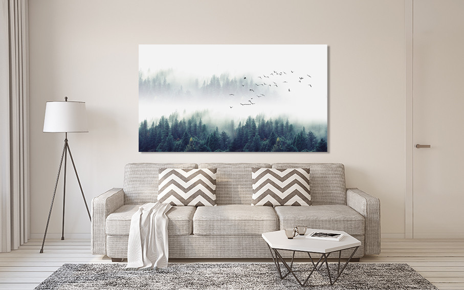 Картина холст в гостиную / спальню  Природа Ліс     MLP_310 50x100 см Киев - изображение 2