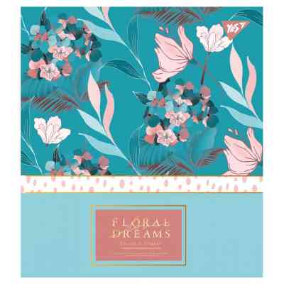 Тетрадь Yes А5 Floral Dreams 18 листов клетка (765182) Винница