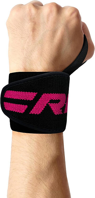 Бинты для запястий (кистевые бинты) RDX W2 Gym Wrist Wraps Pink Pro Киев - изображение 2