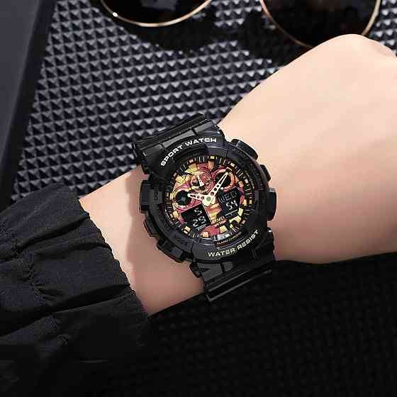 Skmei 1832CMBKGD Black-Gold Camo SALE SBR Киев