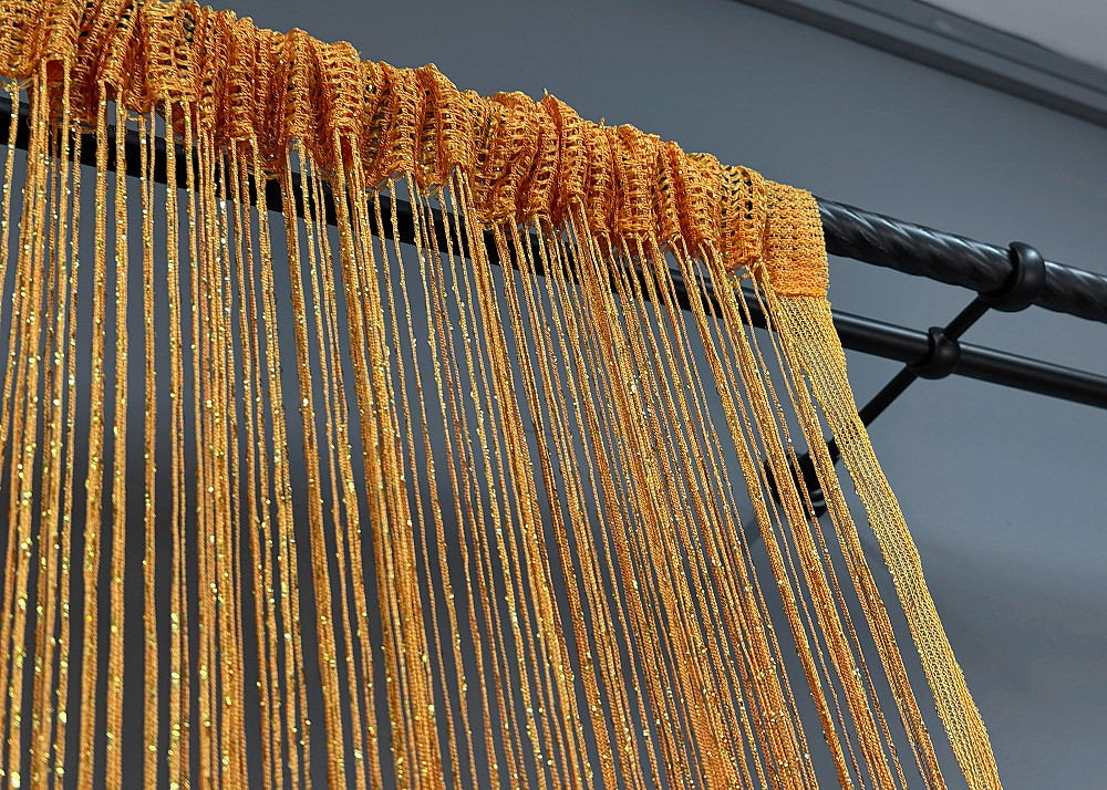 Штори-нитки "Кісея" з люрексом Помаранчевий 300х300см 1 шт (61-087) Київ - фото 7