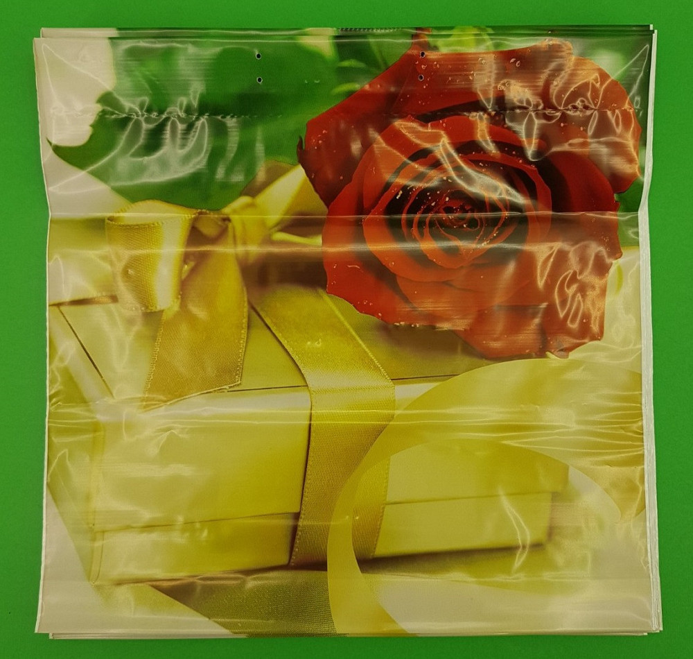 Пакет с пластиковой ручкой (36х37)  