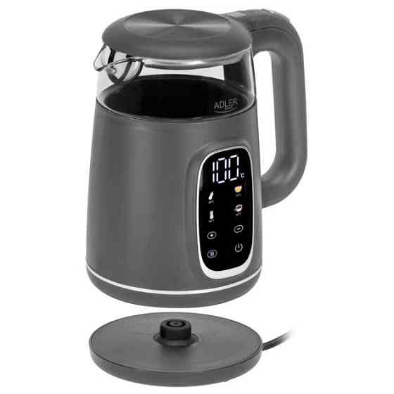 Чайник Adler AD 1305 із регулюванням температури 1.7Л 2200Вт Gray YV-26 Івано-Франківськ