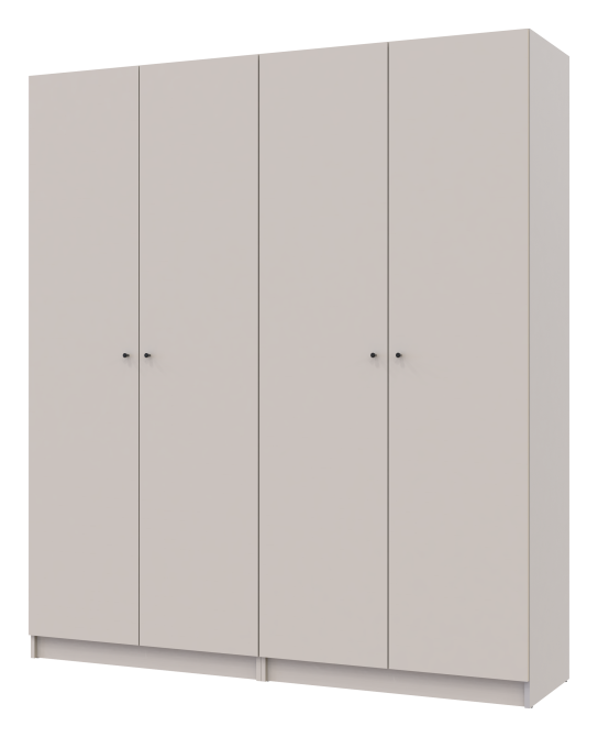 Комплект шкафов для одежды с полками Doros Промо (2 шт.) 180х48х204 см Кашемир (DRS-011466) Днепр - изображение 1