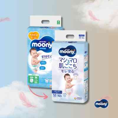 Подгузники Moony M 6-12 кг 52 шт (4903111152360) Винница