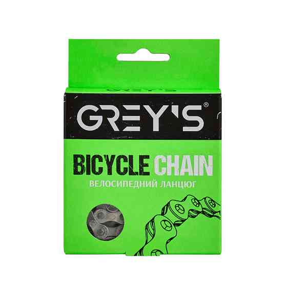 Ланцюг велосипедний Grey's 7-8шв. S52 NP Silver, 116 ланок Львів