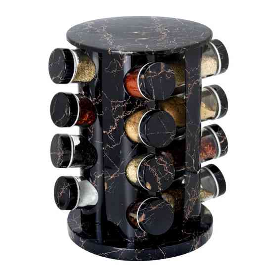 ОРГАНАЙЗЕР КАРУСЕЛЬ ДЛЯ СПЕЦІЙ БЛЕК НА 16 ЄМНОСТЕЙ (ШТ) 3180 ABA-OPT Одеса