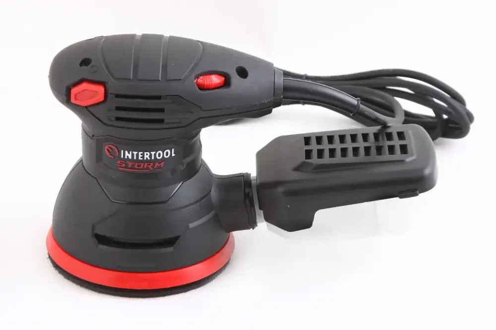 Шліфмашина ексцентрика 125 мм, 220В, 300 Вт, 5000-12000 про Intertool Storm Вінниця - фото 3