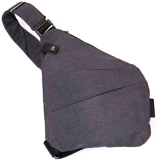 Сумка слинг нейлоновая Vintage 20558 Серая Киев
