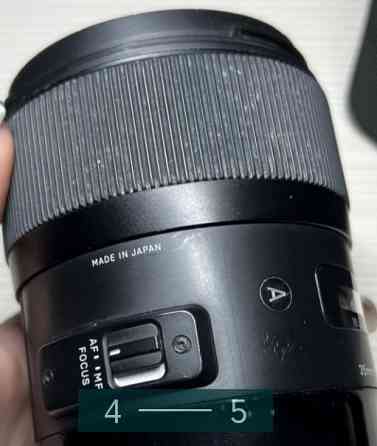Объектив SIGMA ART 35mm. 1.4 Canon. Киев