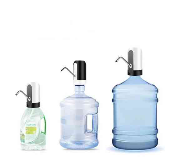 Помпа для води електрична (Диспансер для води) на акумуляторній батареї, плавно набирає воду без бризок Київ