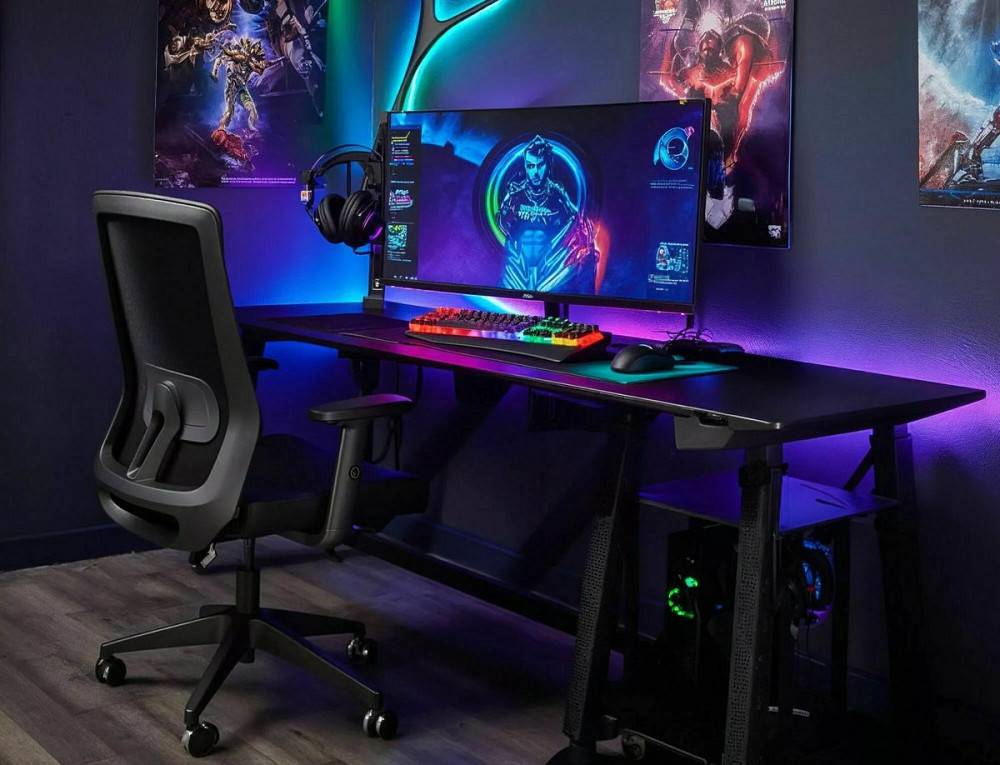 Крісло поворотне Q-085 чорне Дніпро - фото 7