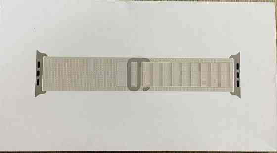 Ремень оригінальний ремінець Apple Alpine Loop Band Medium для Watch 49mm - Starlight (MQE63) Київ