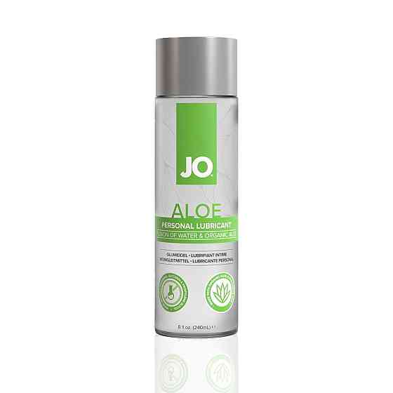 Змазка на водній основі JO H2O Organic Aloe (236 мл), зволожувальний та заспокійливий ефект Sex Aura Київ