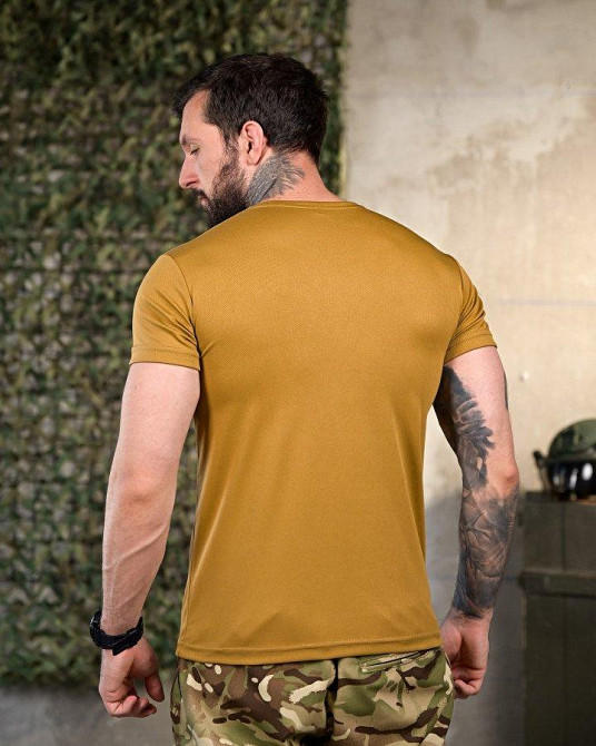 Тактическая потоотводящая футболка predator coyot ПП4652 Одесса - изображение 3