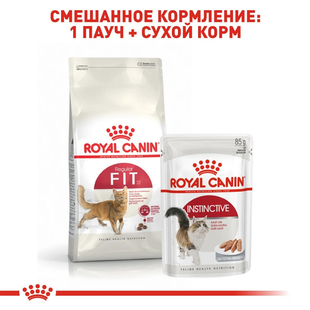Royal Canin FIT 32 (Рояв Канін Фіт 32) сухий корм для дорослих котів від 12 місяців до 7 років 10 кілограмів. Запоріжжя - фото 6