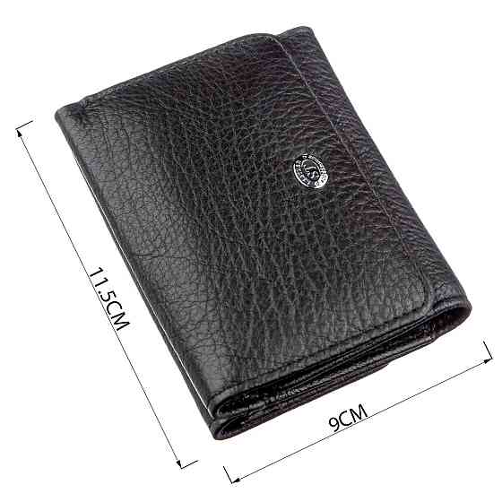 Гаманець для жінок зі шкіри ST Leather 18886 Чорний Київ