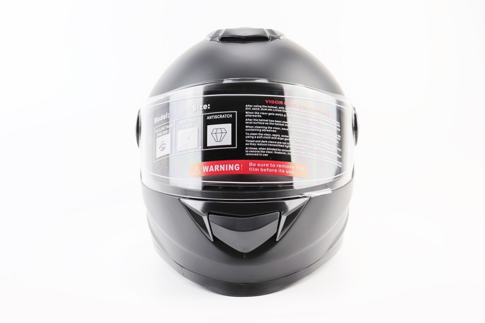 Шолом інтеграл, закритий BLD-М65 S (55-56см), ЧОРНИЙ матовий Київ - фото 4