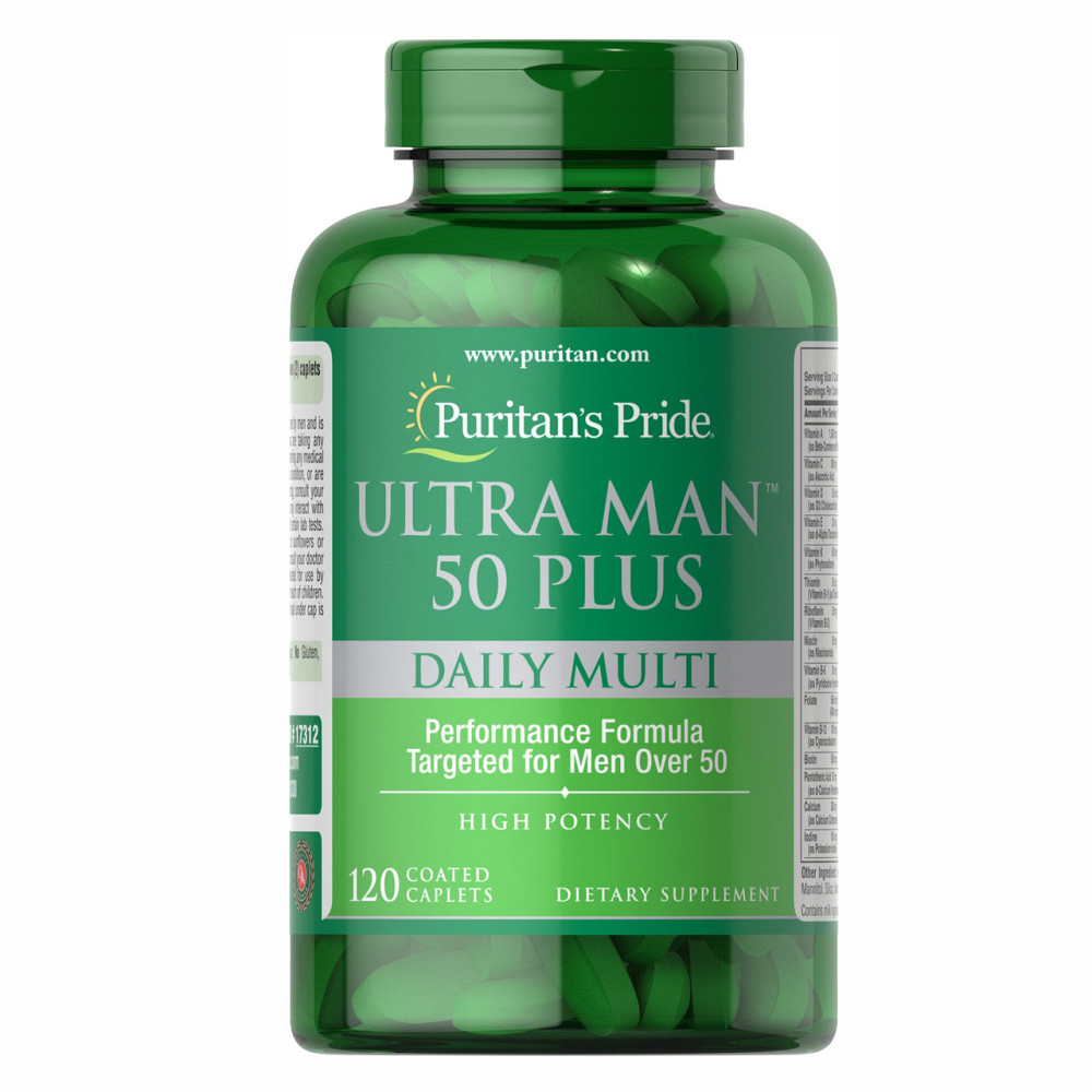 Вітаміни для чоловіків Ultra Man 50 Plus Daily Multi 120 caps Київ - фото 1