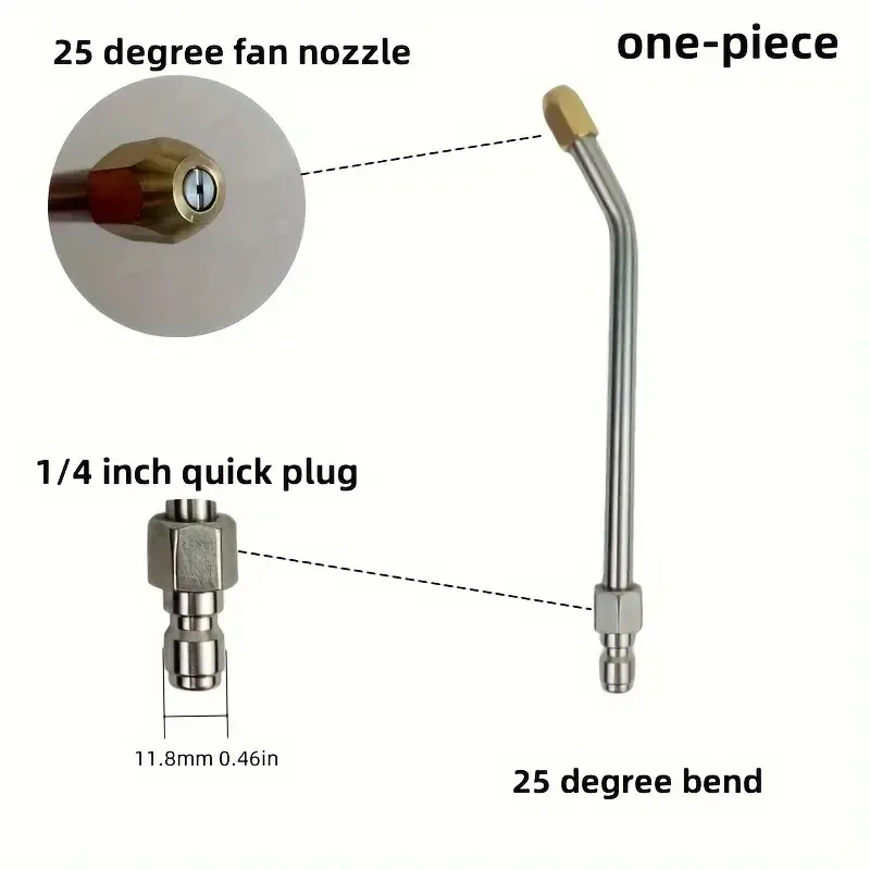 Довга U-подібна насадка з нержавійки для мийки Київ - фото 12
