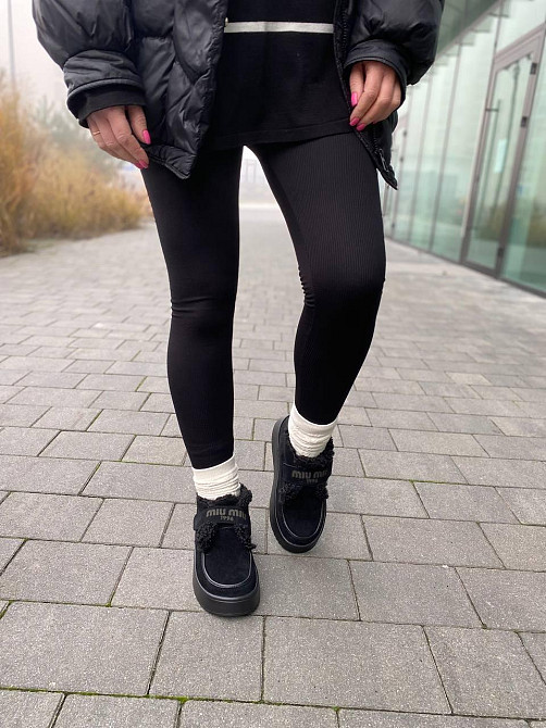 Edan Instruments Черевики жіночі EDAN 157 чорні (зима, замша натуральна) (6130) Коломия - фото 6