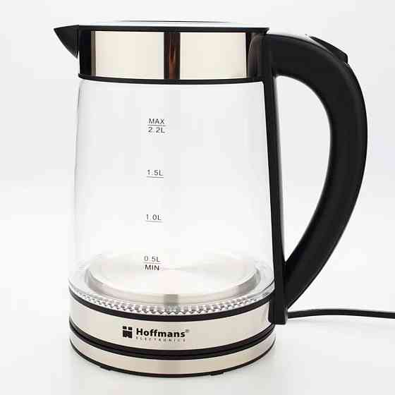 Електричний чайник з підсвічуванням 2,2л,1800Вт,Hoffmans HM-2515 SBR Київ