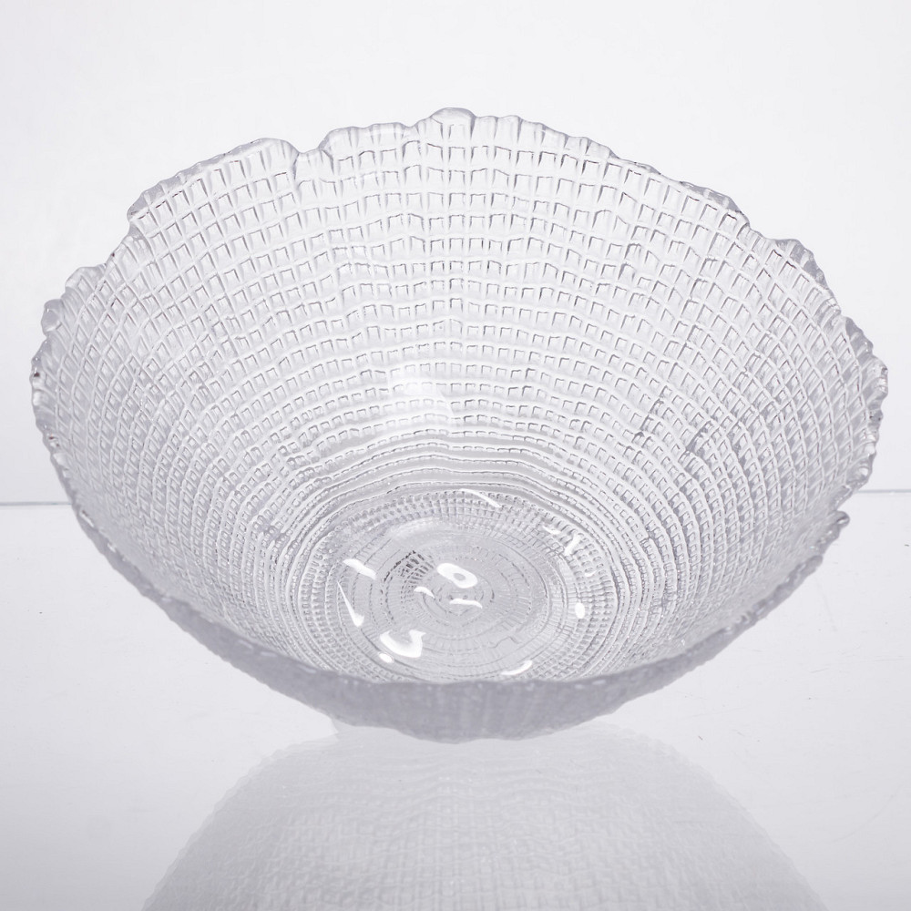 Салатниця велика скляна прозора 1 літр кругла 64486-49 Київ - фото 4