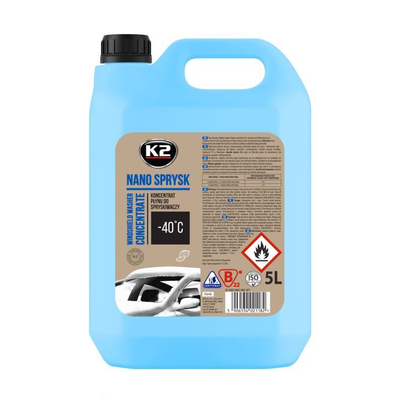 Омивач скла K2 Nano Sprysk -40°C зимовий концентрат 5л Львів - фото 1