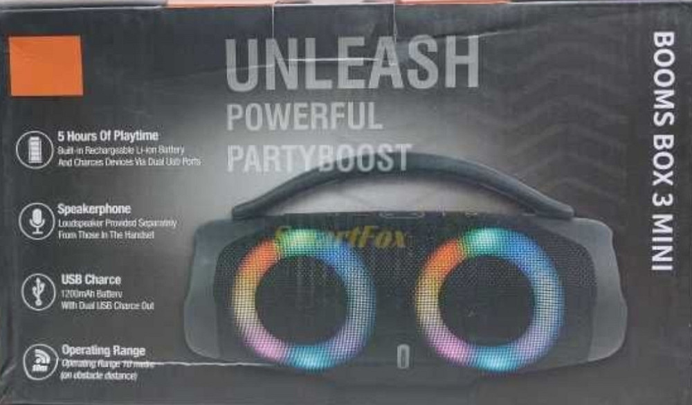 Портативная Bluetooth колонка Boombox 3 Mini RGB 10W IPX5 PowerBank. Харьков - изображение 4