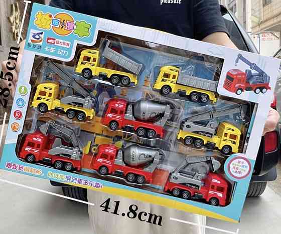 Подарочный набор детских машинок (собуд., военных., пожарные) Харьков