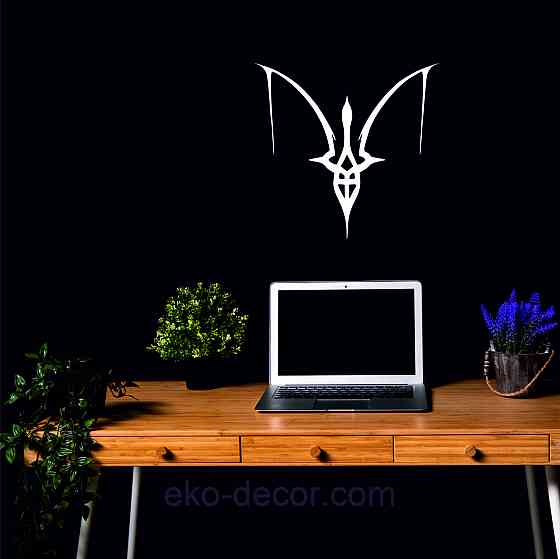 Декоративное настенное Панно «Герб Украины» Декор на стену 50*47 см, Белый Киев