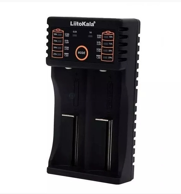 Заряднoe устройство Liitokala Lii-202 на 2 слота (для Ni-MH, Ni-CD, Li-Ion, LiFePO4) Киев - изображение 1