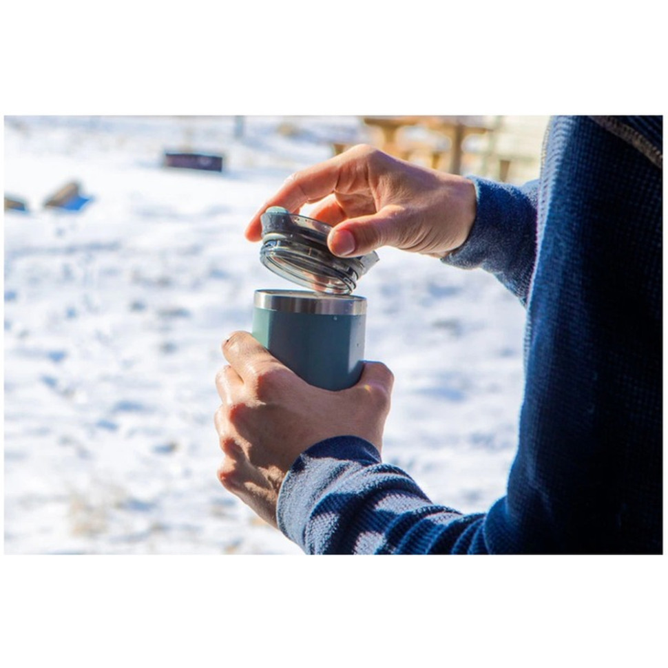 Термокружка Wacaco Octaromea Lungo 300 мл, голубой Киев - изображение 5