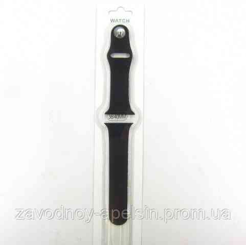 Ремешок Apple Watch silicone 38 \ 40 черный Одесса