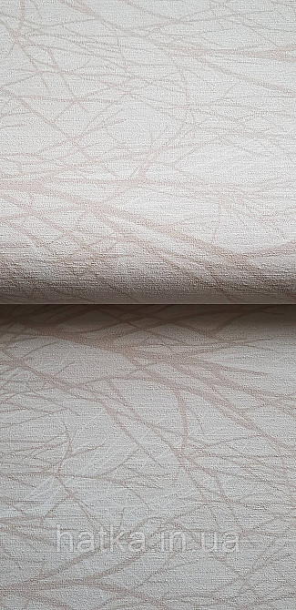 Обои виниловые на флизелине горячего тиснения Sintra Atmosphere метровые деревья ветки бежевые белые 512012 Киев - изображение 1